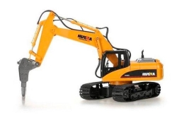 Радиоуправляемый экскаватор c отбойным молотом HUI NA TOYS 2.4G 16CH 1/14 RTR HN1560