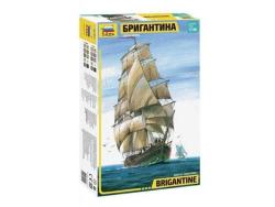 Модель сборная ZVEZDA Бригантина, 1:100