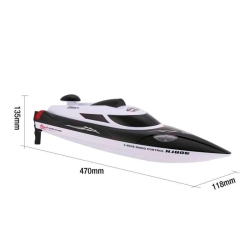 Радиоуправляемый катер HJ Toys Black SuNew с сумкой (47 см, 35 км/ч, акб 3000 mAh) - HJ806B-A3-BAG