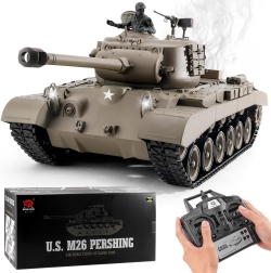 Радиоуправляемый танк Heng Long Snow Leopard USA M26 Upgrade V7.0 масштаб 1:16 - 3838-1Upg V7.0