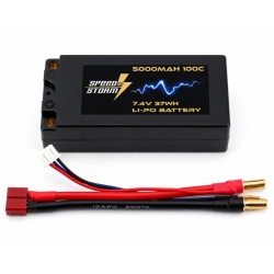 Аккумулятор Speed Storm Li-Po 7.4V 100C 5000 mAh Hard SP разъем T-plug (Deans) - SS-SP2S5000-100-D