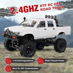 Радиоуправляемая машина WPL трофи краулер RTR 1/16 2.4G 4WD (LED фары) - WPL-C64-1