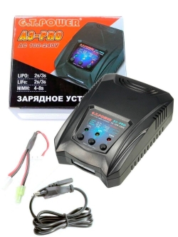 Универсальное зарядное устройство G.T.Power A3PRO-V2 LiPo/NiMh (220В/2A/2-3S) Tamiya/Mini Tamiya - GTP-A3-PRO-V2