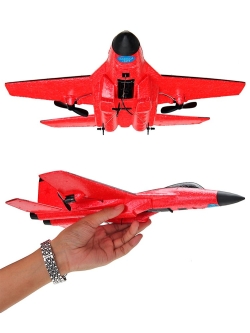 Радиоуправляемый самолет SU-35 для начинающих 2.4G - FX820-RED