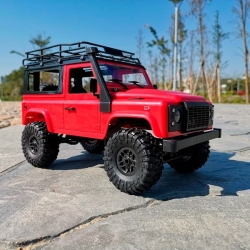 Конструктор для сборки MN MODEL джип Defender (красный) RTR 4WD масштаб 1:12 2.4G - MN-90K|RED