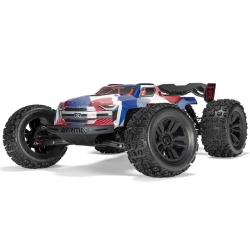 Радиоуправляемая машина трагги Arrma Kraton 6S BLX V6 RTR Brushless 1/8 (Сине-Красный) - ARA8608V6T4