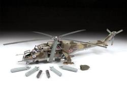Модель сборная ZVEZDA Ударный вертолет Ми 24В ВП, 1:48