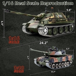 Радиоуправляемый танк Heng Long Jagdpanther (Германия) Pro V7.0 масштаб 1:16 RTR 2.4G - 3869-1Pro V7.0