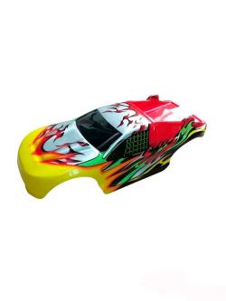 Желто-красный кузов для трагги Remo Hobby RH8065/8066, D6902