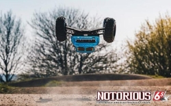 Радиоуправляемый монстр ARRMA Notorious 6S (синий) 4WD RTR масштаб 1:8 2.4G - ARA106044T2