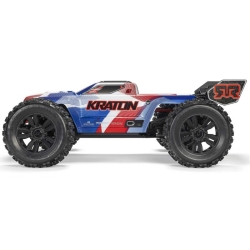 Радиоуправляемая машина трагги Arrma Kraton 6S BLX V6 RTR Brushless 1/8 (Сине-Красный) - ARA8608V6T4
