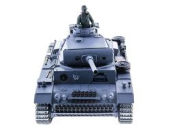Радиоуправляемый танк Heng Long Panzerkampfwagen III (Германия) Pro V7.0 масштаб 1:16 RTR 2.4G - 3848-1Pro V7.0