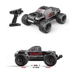 Радиоуправляемая машина монстр MJX Hyper Go 10208 (черный) Brushless 4WD 2.4G LED 1/10, без ЗУ и акб - MJX-10208-BLACK