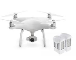 Квадрокоптер Phantom 4 с дополнительным аккумулятором