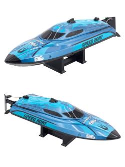 Радиоуправляемый катер CS Toys Wander (30 см, LED, 25 км/ч) - HJ820-BLUE