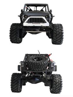 Радиоуправляемый краулер MJX Hyper Go H12Y+ (серый) FOC Brushless LED 4WD RTR масштаб 1:12 2.4G - MJ-H12Y+S