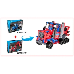 Конструктор CaDA Technic самосвал совместим с C52012W, инерционный (301 деталь) - C52011W