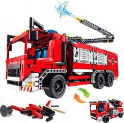 Конструктор QiHui Technic пожарная машина 2в1, 1288 деталей - QH6805
