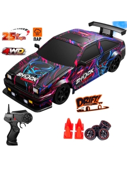 Радиоуправляемая машина для дрифта HB Toyota AE86 (4WD, свет, пар, акб, 1:16) - SC16A15