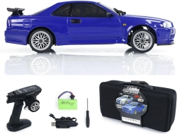 Радиоуправляемая машина для дрифта LD RC масштаб 1:18 2WD 2.4G R34 Skyline GT-R 1899 Blue