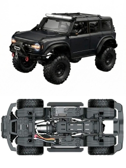Радиоуправляемый краулер HB Beluga Black (57 см, 4WD, 1:10) - HB-R1006