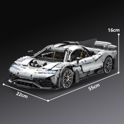 Радиоуправляемый конструктор CADA гоночный автомобиль Mercedes-AMG ONE, 4WD, 3295 элементов - C61503W