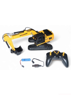 Радиоуправляемый экскаватор HUI NA TOYS RTR масштаб 1:24 2.4G - HN13510