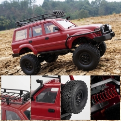 Радиоуправляемая машина WPL C54-1 (красный) 4WD 2.4G 1/16 RTR Land Cruiser - C-54-1-R