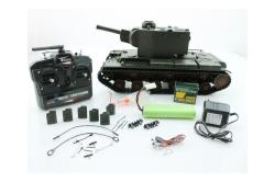 Радиоуправляемый танк Torro КВ-2 1/16 2.4G, СССР, зеленый, ВВ-пушка, деревянная коробка TR1112438785