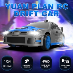 Радиоуправляемая машина для дрифта Subaru Impreza WRX (сменные колеса, фишки) - SC24A06