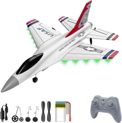 Радиоуправляемый самолет для начинающих F16 FIGHTER 2.4G - FX823