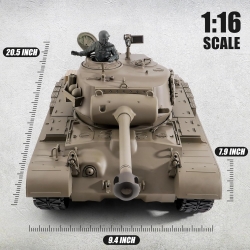 Радиоуправляемый танк Heng Long Snow Leopard USA M26 Upgrade V7.0 масштаб 1:16 - 3838-1Upg V7.0