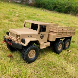 Радиоуправляемая машина WPL B-16R военный грузовик (песочный) 6WD 2.4G 1/16 RTR B-16R-Y