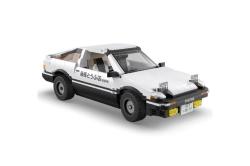 Конструктор CADA автомобиль Toyota AE86 TRUENO масштаб 1:12, 1324 элемента - C61024W