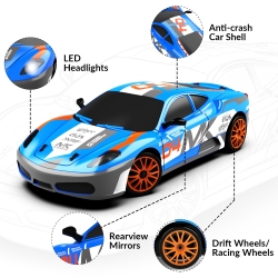 Радиоуправляемая машина для дрифта Ferrari F430 - SC24A09