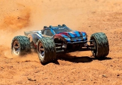 Радиоуправляемая трагги Traxxas Rustler 4X4 VX TSM 4WD 1:10 - TRA67076-4-BL