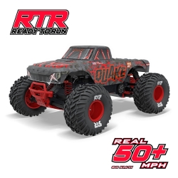 Радиуоправляемый монстр трак Arrma Quake 223S DSC 1/10 RTR Brushless, Красный - ARA3537T1