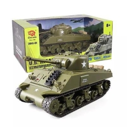 Радиоуправляемый танк Heng Long US M4A3 Sherman масштаб 1:30 RTR - HL3841-01