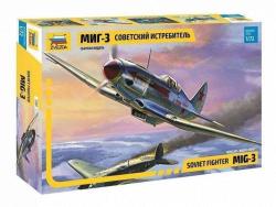 Модель Сборная ZVEZDA Советский истребитель МиГ-3, 1:72 ZV-7204