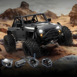 Радиоуправляемый краулер MJX Hyper Go H12Y (серый) Brushless 4WD 2.4G LED 1/12 RTR