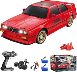 Радиоуправляемая машина для дрифта CS Toys BMW M3 1:14 (4WD 2.4Ghz фары + сменные колеса) - DC777A
