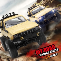 Радиоуправляемая машина WPL трофи краулер 1:16 4WD WPLC-14-Yellow