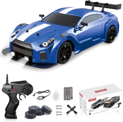 Радиоуправляемая машина для дрифта HB Nissan GTR (4WD, свет, пар, акб, 1:16) - SC16A02-1