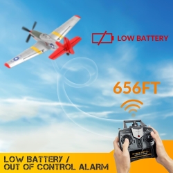Радиоуправляемый самолет Volantex RC P51D Brushless 2.4G 4ch RTF - EXA76801RRBL