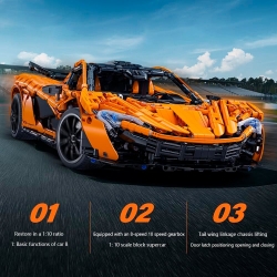 Конструктор CaDA MASTER спорткар Assassin XR 1/10 (3617 деталей) - C61513W