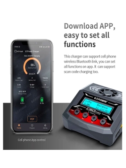 Универсальное зарядное устройство G.T.Power C6DPRO Dual Power 11-26/220В, 12A - GTP-C6DPRO