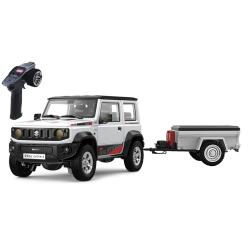 Радиоуправляемая машина внедорожник HB Suzuki Jimny PRO с прицепом 1:16 4WD RTR (свет, выхлоп, Li-Po 5C) - HG4-53PRO-54-W