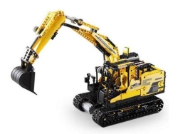 Радиоуправляемый конструктор CADA 2 в 1 экскаватор ROCK MAN (930 деталей) C51026W