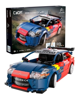 Радиоуправляемый конструктор CADA раллийный автомобиль Citroën C4WRC 1:20, 329 элементов - C51078W