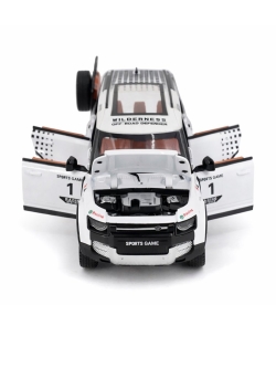 Радиоуправляемая машина Land Rover Defender 1:22 металл - HCL-3810-ORANGE